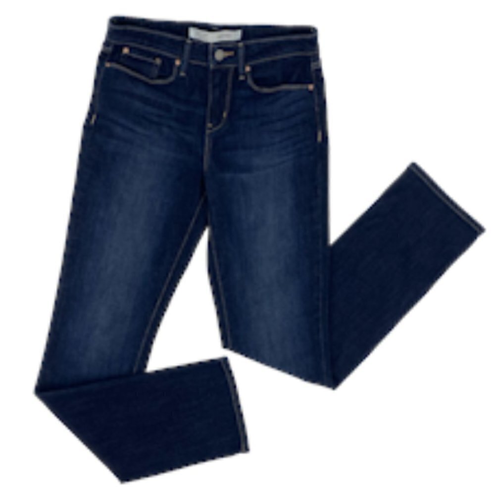 Levi Straight Cut Mid To High Waist Dark Rinse Jeans 6​​​​​​​